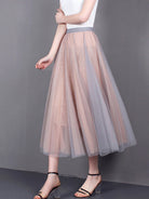 A - Line Skirt Mid Length Skirt - ElegantAlpha®