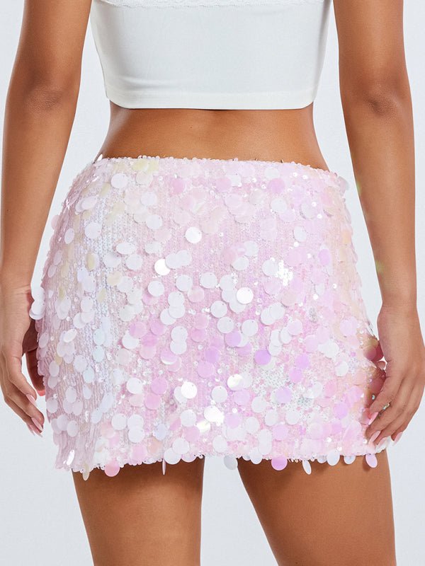 Irregular size sequined skirt - ElegantAlpha®