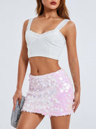 Irregular size sequined skirt - ElegantAlpha®