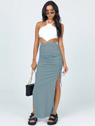 knitted slit slim fit hip skirt - ElegantAlpha®