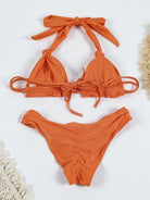 Knotted strap bikini - ElegantAlpha