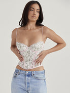 Lace Babes Camisole Fishbone Top - ElegantAlpha