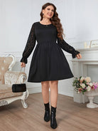 Lace Elegant Plus Size Dress - ElegantAlpha