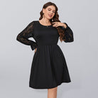 Lace Elegant Plus Size Dress - ElegantAlpha