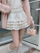 Lace puffy skirt high waist skirt - ElegantAlpha®