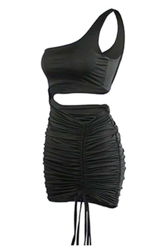 Lace-Up Hollow Out Hip Dress - ElegantAlpha®