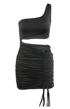 Lace-Up Hollow Out Hip Dress - ElegantAlpha®