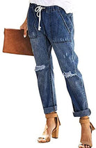 Ladies Elastic Waist Drawstring Jeans - ElegantAlpha®