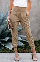 Ladies High Waist Slit Casual Pants - ElegantAlpha®