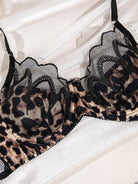 Leopard print underwear set - ElegantAlpha