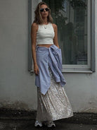 Long sexy sequined skirt - ElegantAlpha®