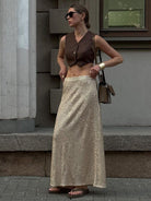 Long sexy sequined skirt - ElegantAlpha®