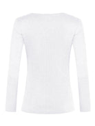 Long Sleeve Button Knit Top - ElegantAlpha®