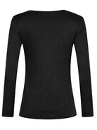 Long Sleeve Button Knit Top - ElegantAlpha®