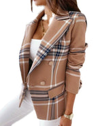 Long Sleeve Fashion Printed Suit Coat - ElegantAlpha®