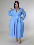 Long Sleeve Shirt Dresses - ElegantAlpha