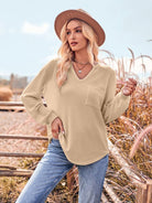 Long Sleeve Top with Pockets - ElegantAlpha®