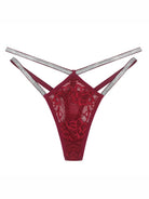 Low - waist lace mesh thong - ElegantAlpha