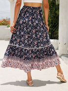 Maxi Cotton Bohemian Beach Resort Skirt - ElegantAlpha®