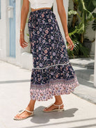 Maxi Cotton Bohemian Beach Resort Skirt - ElegantAlpha