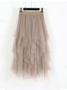 Mesh high waist mid - length fairy skirt - ElegantAlpha®