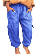 New Pocket Casual Pants Lace-Up Pants. - ElegantAlpha®