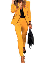 New Solid Color Fashion Two-Piece Suit - ElegantAlpha®