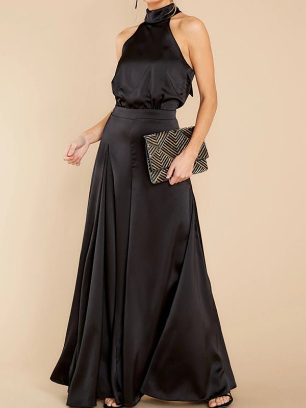 Off - the - shoulder high - waist jumpsuit - ElegantAlpha