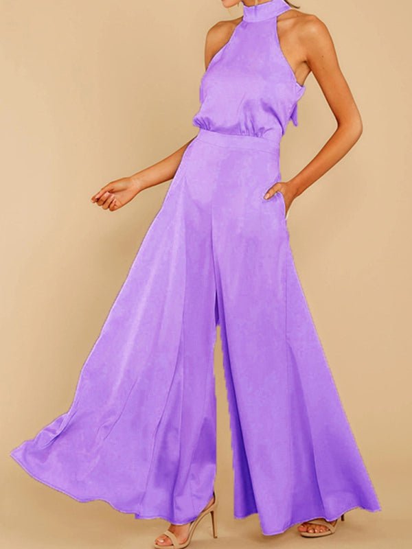 Off - the - shoulder high - waist jumpsuit - ElegantAlpha