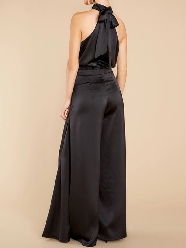 Off - the - shoulder high - waist jumpsuit - ElegantAlpha