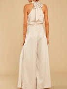 Off - the - shoulder high - waist jumpsuit - ElegantAlpha