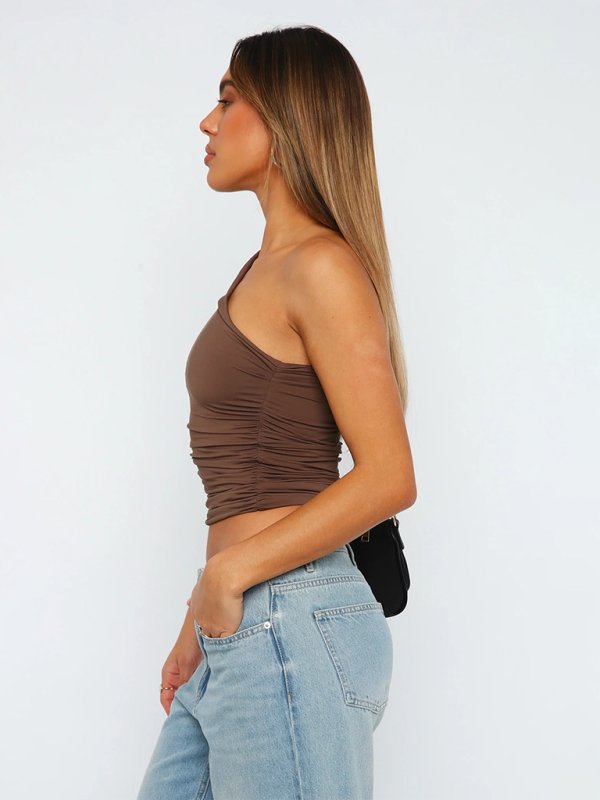 One shoulder vest - ElegantAlpha