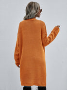 Open Knit Long Sleeve Cardigan - ElegantAlpha®