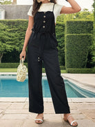 Overalls button suspenders jumpsuit - ElegantAlpha