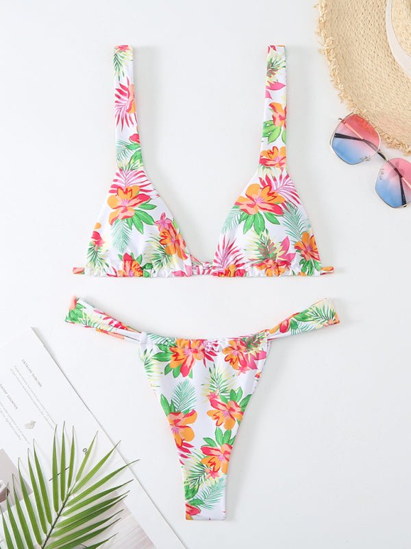 Printed backless bikini - ElegantAlpha®