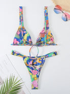 Printed backless bikini - ElegantAlpha®