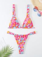 Printed backless bikini - ElegantAlpha®