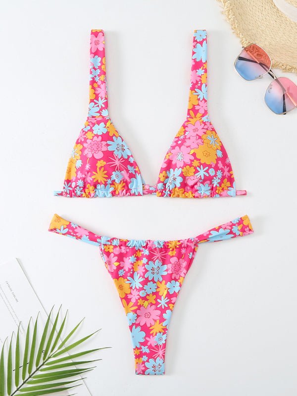 Printed backless bikini - ElegantAlpha®