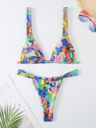 Printed backless bikini - ElegantAlpha®