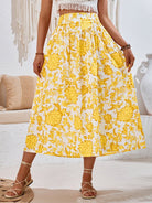 Printed casual waist skirt - ElegantAlpha®