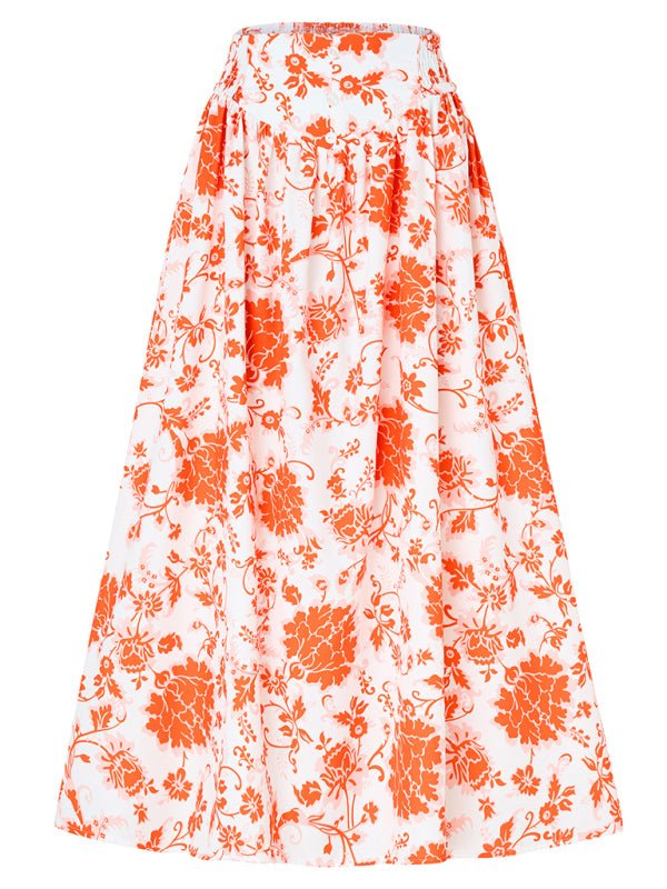 Printed casual waist skirt - ElegantAlpha®