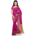 Printed Faux Georgette Pink3 Color Saree - ElegantAlpha