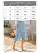 Printed Irregular Skirt - ElegantAlpha®