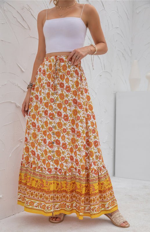 Printed Skirt - ElegantAlpha®