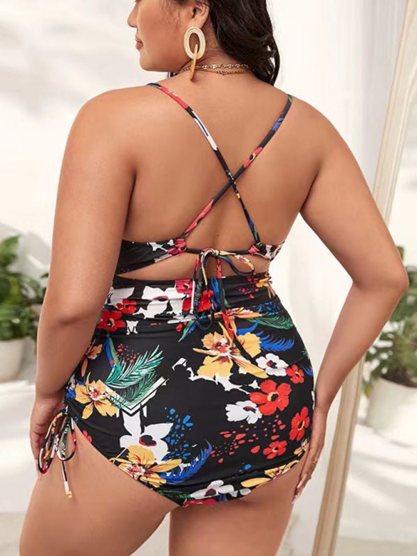 Push - up Hollow One - Piece Swimsuit - ElegantAlpha