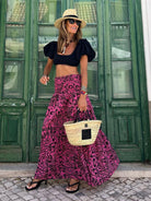 Resort Style Printed Skirt - ElegantAlpha®