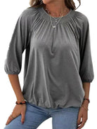 Round Neck T - Shirt - ElegantAlpha®