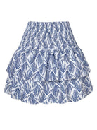 Ruffled Floral Half - length Pleated Skirt - ElegantAlpha®