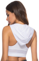 Running Quick Dry Yoga Vest with Hood - ElegantAlpha®