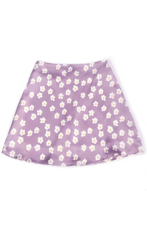 Satin Print A Fashion Sexy Half - Body Skirt - ElegantAlpha®